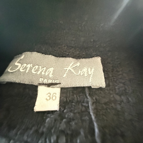 Serena Kay Paris Black Tweed Fringe Blazer | French Bouclé Jacket | Size 36/4-6 - Picture 10 of 11